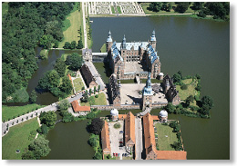 Frederiksborg Castle - arial view